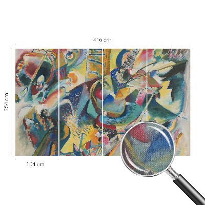 3D fototapetas Spalvų santrauka