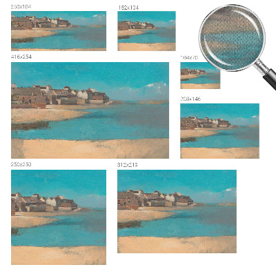 3D fototapetas su „Still Landsby“ vaizdu