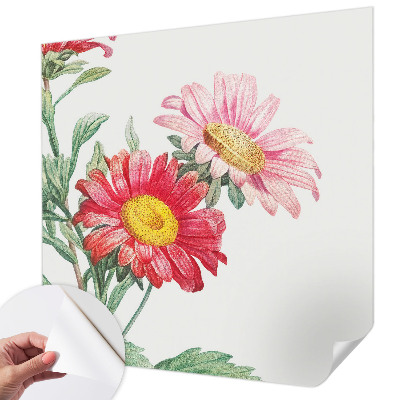 3D fototapetas sienoms su subtiliu žiedo motyvu