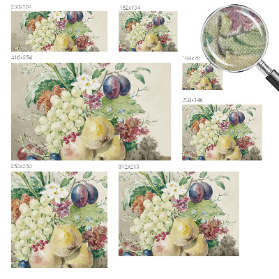 Fototapetai Žiedai ir vaisiai