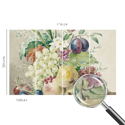 Fototapetai Žiedai ir vaisiai