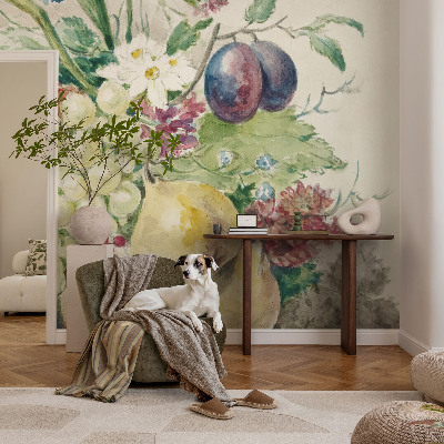 Fototapetai Žiedai ir vaisiai