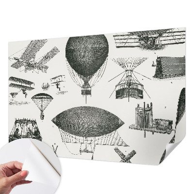 3D fototapetas Oro linijų istorija