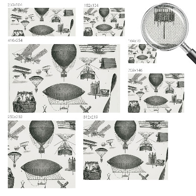 3D fototapetas Oro linijų istorija