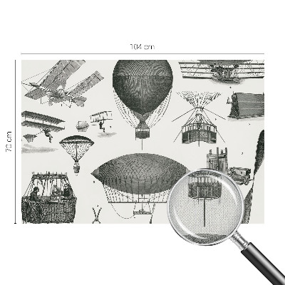 3D fototapetas Oro linijų istorija