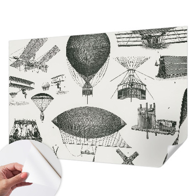 3D fototapetas Oro linijų istorija