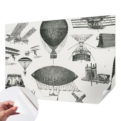 3D fototapetas Oro linijų istorija