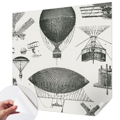 3D fototapetas Oro linijų istorija