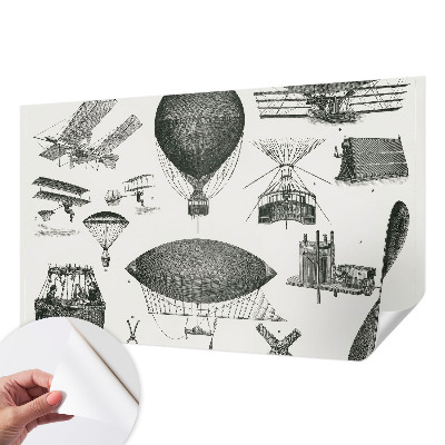 3D fototapetas Oro linijų istorija