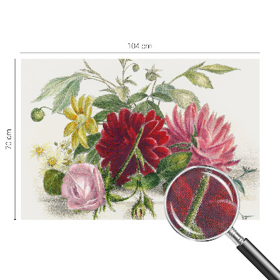 3D fototapetas sienoms Blomsterbuket