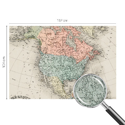 Fototapetas vaiko kambariui Istorinis žemėlapis