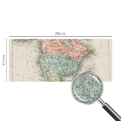 Fototapetas vaiko kambariui Istorinis žemėlapis