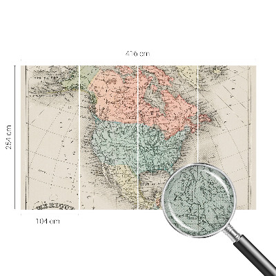 Fototapetas vaiko kambariui Istorinis žemėlapis