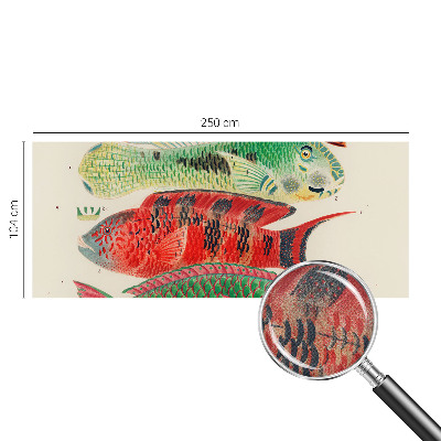 3D fototapetas sienoms Egzotiška žuvis