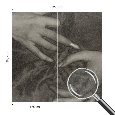 Savaime lipnus fototapetas Rankų darbo medžiaga