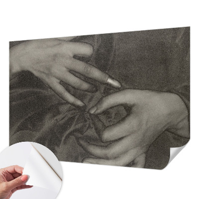 Savaime lipnus fototapetas Rankų darbo medžiaga