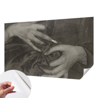 Savaime lipnus fototapetas Rankų darbo medžiaga