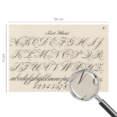 3D fototapetas sienoms Kaligrafinis rašymas