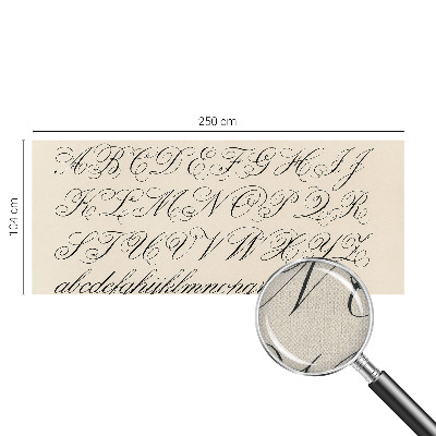 3D fototapetas sienoms Kaligrafinis rašymas