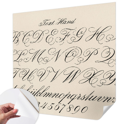 3D fototapetas sienoms Kaligrafinis rašymas