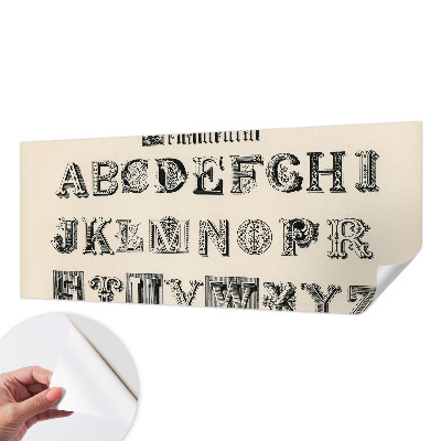 Fototapetai Dekoratyvinis bogstaveris