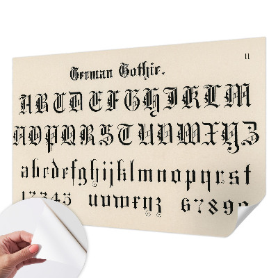 Tapetai Gotiškasis bogstaveris