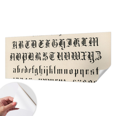 Tapetai Gotiškasis bogstaveris