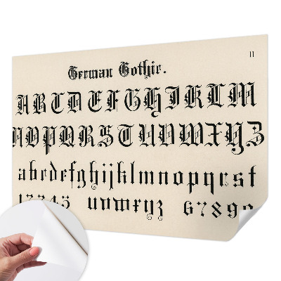 Tapetai Gotiškasis bogstaveris