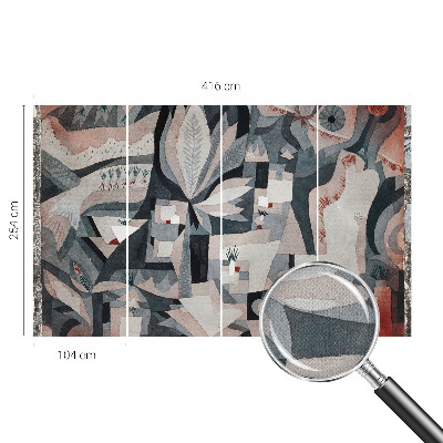 3D fototapetas su gamtos abstrakcijos motyvu