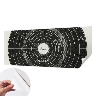3D fototapetas sienoms su kosmine diagrama