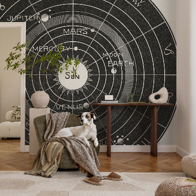 3D fototapetas sienoms Kosminė diagrama