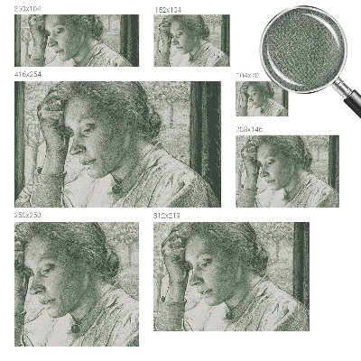 Savaime lipnus fototapetas Atspindinti moteris