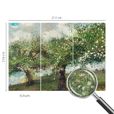 Savaime lipnus fototapetas pavasario scena