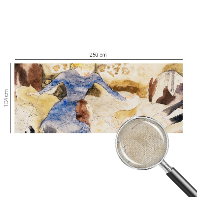 3D fototapetas sienoms Moteriškas fredas