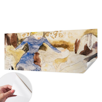 3D fototapetas sienoms Moteriškas fredas