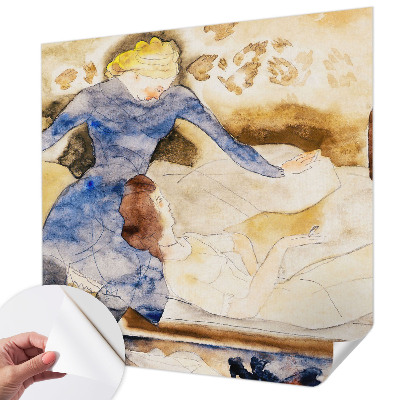 3D fototapetas sienoms Moteriškas fredas