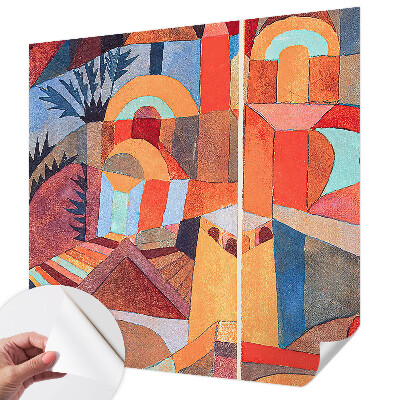 Savaime lipnus fototapetas Spalvinga mozaika