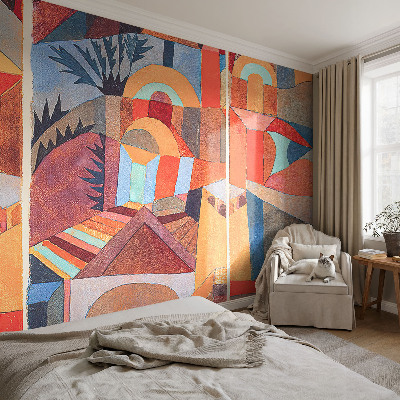 Savaime lipnus fototapetas Spalvinga mozaika