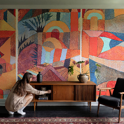 Savaime lipnus fototapetas Spalvinga mozaika