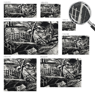 Tapetai Architektoninis kraštovaizdis