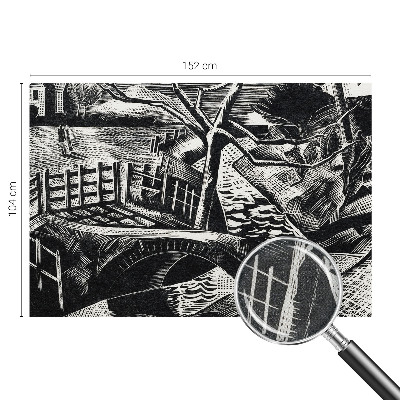 Tapetai Architektoninis kraštovaizdis