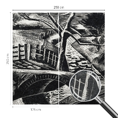 Tapetai Architektoninis kraštovaizdis