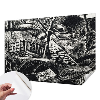 Tapetai Architektoninis kraštovaizdis