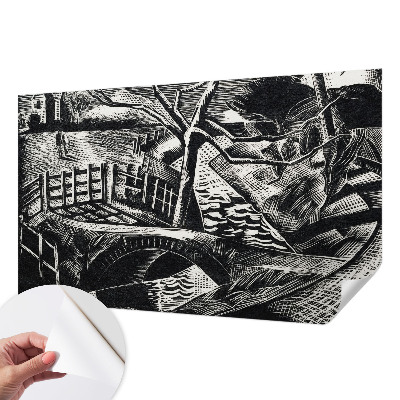 Tapetai Architektoninis kraštovaizdis