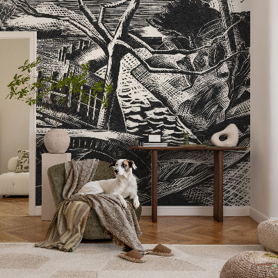 Tapetai su architektūriniu kraštovaizdžiu