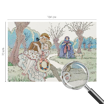 3D fototapetas Romantiška scena