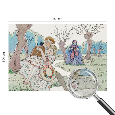 3D fototapetas Romantiška scena