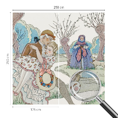 3D fototapetas Romantiška scena