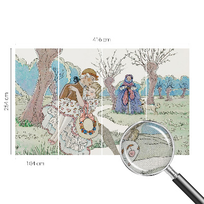 3D fototapetas Romantiška scena