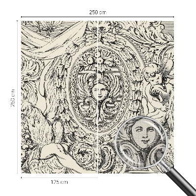 3D fototapetas sienoms Ir puošėjo skonis